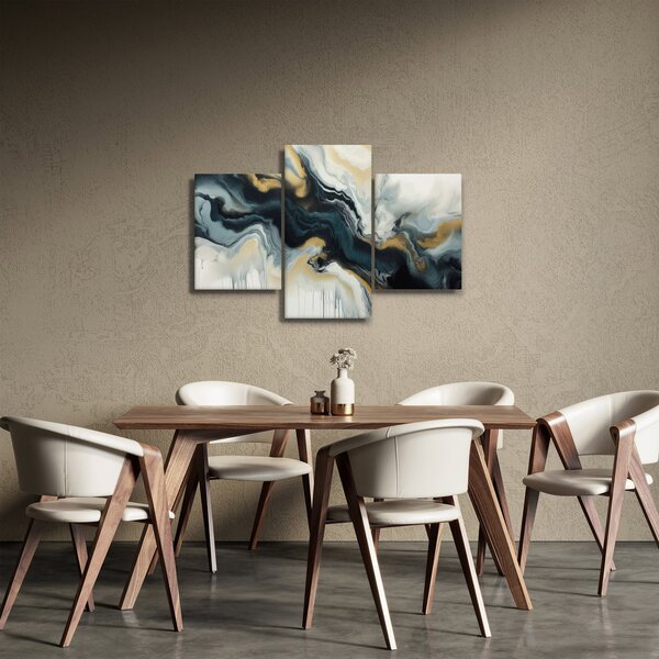 Obraz - Mramorovaná kresba (90x60 cm)