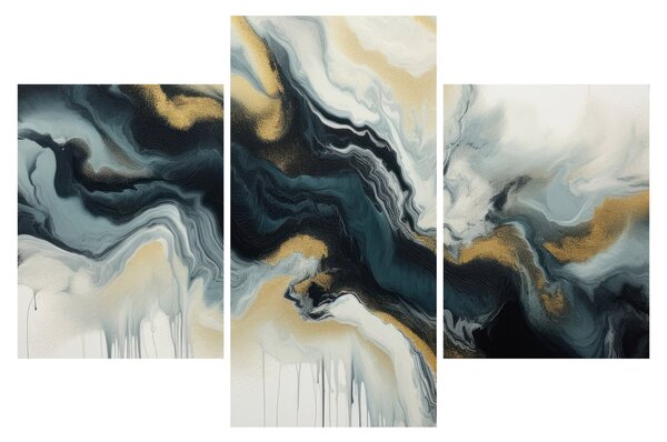 Obraz - Mramorovaná kresba (90x60 cm)