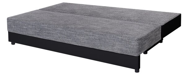 ROZKLADACIA POHOVKA, textil, kompozitné drevo, sivá, čierna P & B - Sedačky, Online Only