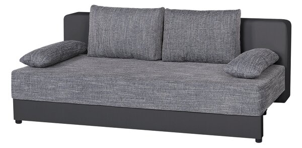 ROZKLADACIA POHOVKA, textil, kompozitné drevo, sivá P & B - Sedačky, Online Only