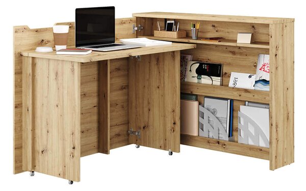 Písací stôl Lenart WORK CONCEPT dub artisan Strana: Ľavá