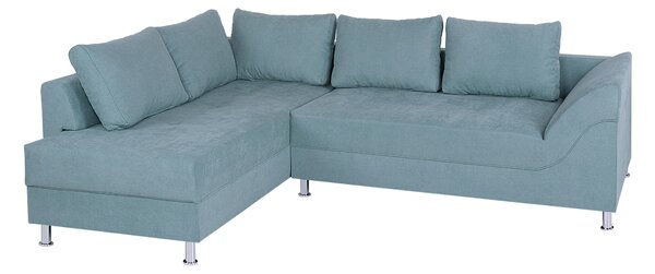 ROHOVÁ SEDAČKA, textil, kompozitné drevo, mätovozelená P & B - Sedačky, Online Only