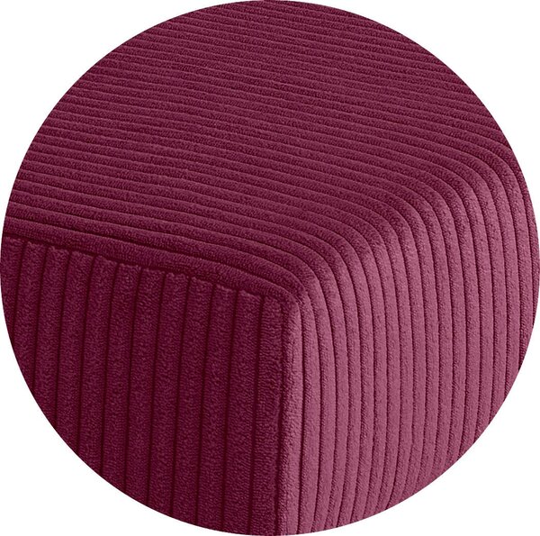 ROHOVÁ SEDAČKA, textil, kompozitné drevo, červená P & B - Sedačky, Online Only
