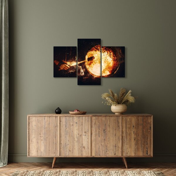 Obraz - Šamanská bubon (90x60 cm)