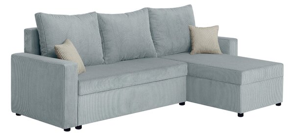 ROHOVÁ SEDAČKA, textil, kompozitné drevo, mätovozelená P & B - Sedačky, Online Only