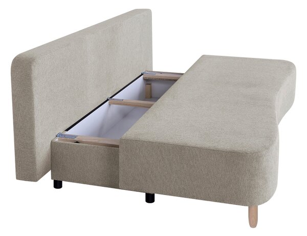ROZKLADACIA POHOVKA, textil, kompozitné drevo, béžová P & B - Sedačky, Online Only