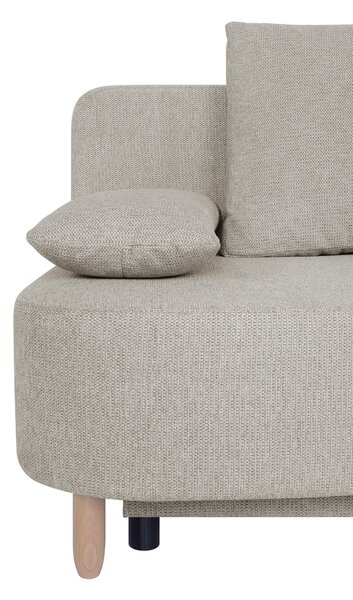 ROZKLADACIA POHOVKA, textil, kompozitné drevo, béžová P & B - Sedačky, Online Only