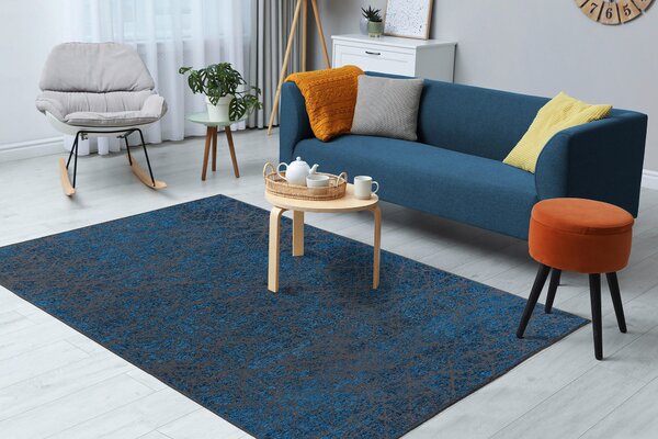 PLOCHO TKANÝ KOBEREC, 80/150 cm modrá Kayoom - Online Only bytové doplnky, Online Only