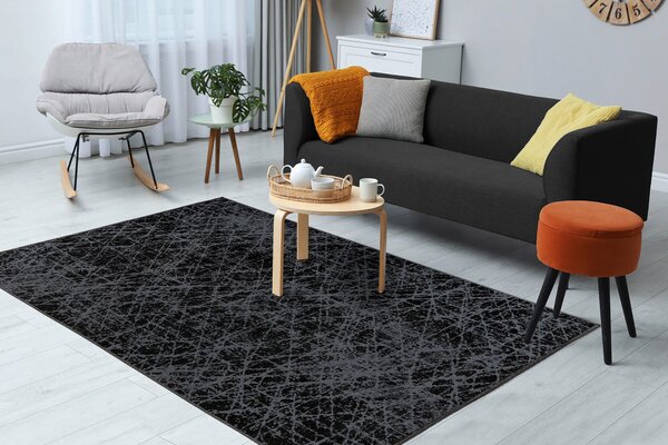 PLOCHO TKANÝ KOBEREC, 160/230 cm sivá - Online Only bytové doplnky, Online Only