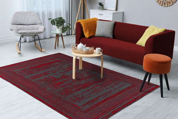 PLOCHO TKANÝ KOBEREC, 120/170 cm červená - Online Only bytové doplnky, Online Only