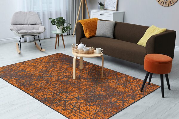 PLOCHO TKANÝ KOBEREC, 80/150 cm oranžová Kayoom - Online Only bytové doplnky, Online Only