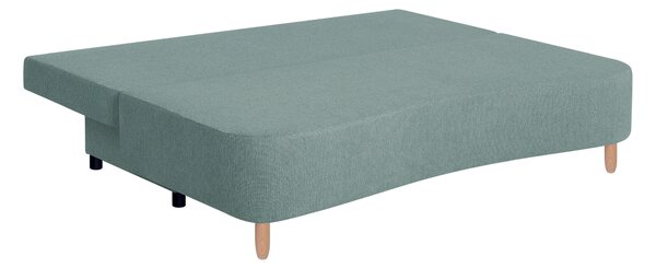 ROZKLADACIA POHOVKA, textil, kompozitné drevo, modrosivá P & B - Sedačky, Online Only