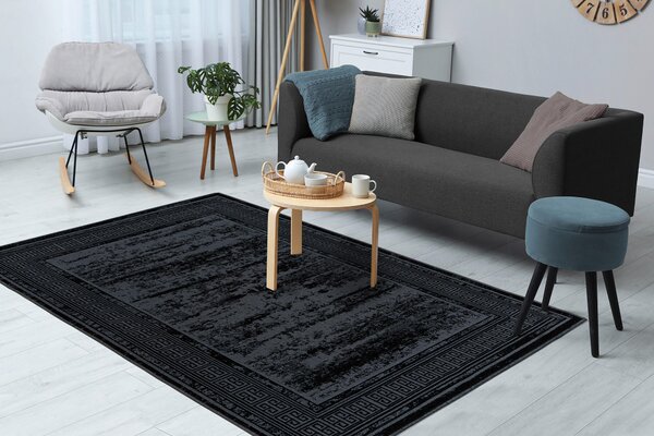 PLOCHO TKANÝ KOBEREC, 120/170 cm čierna - Online Only bytové doplnky, Online Only