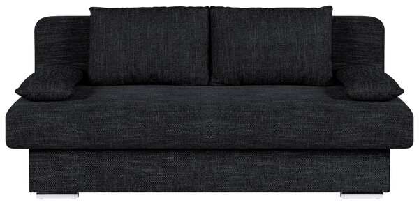 ROZKLADACIA POHOVKA, textil, kompozitné drevo, čierna P & B - Sedačky, Online Only