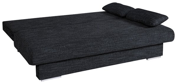 ROZKLADACIA POHOVKA, textil, kompozitné drevo, čierna P & B - Sedačky, Online Only