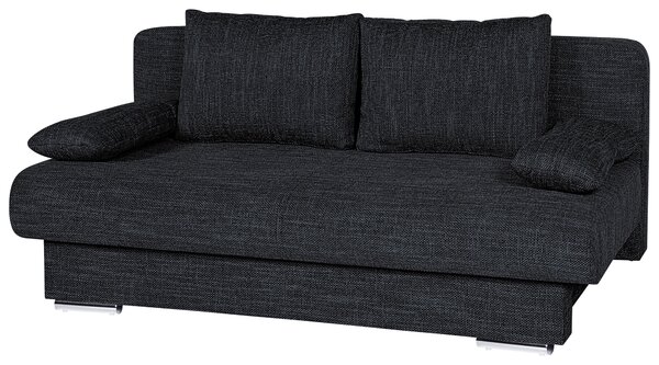 ROZKLADACIA POHOVKA, textil, kompozitné drevo, čierna P & B - Sedačky, Online Only
