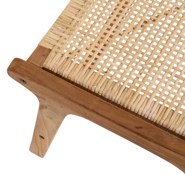 TABURETKA, drevo, prírodné materiály, 65/41/47 cm Livetastic - Online Only drobný nábytok, Online Only