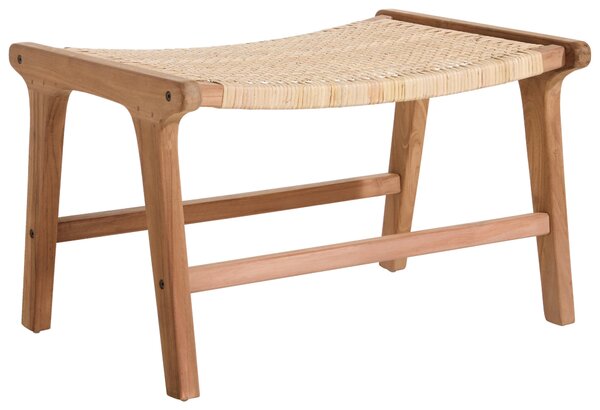TABURETKA, drevo, prírodné materiály, 65/41/47 cm Livetastic - Online Only drobný nábytok, Online Only