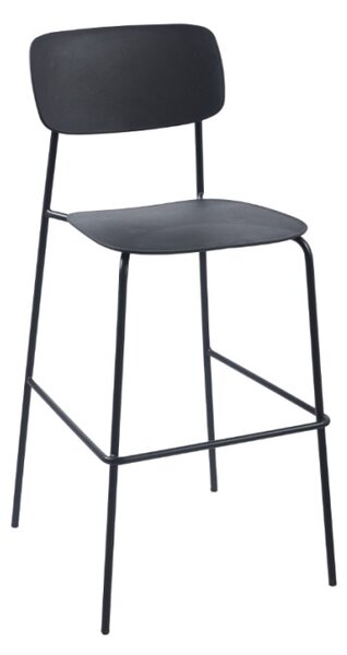 Barová stolička NERO čierna
