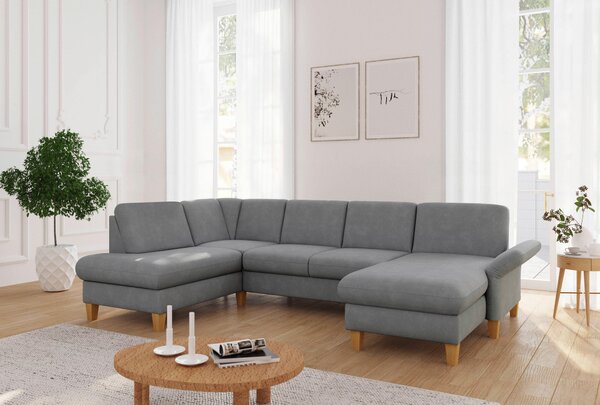 SEDACIA SÚPRAVA, textil, sivá Sit & More - Sedačky, Online Only