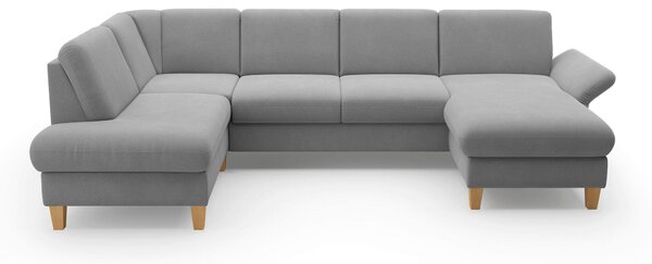 SEDACIA SÚPRAVA, textil, sivá Sit & More - Sedačky, Online Only