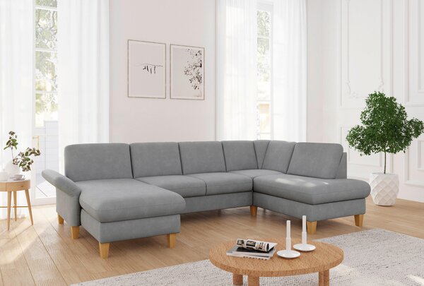SEDACIA SÚPRAVA, textil, sivá Sit & More - Sedačky, Online Only