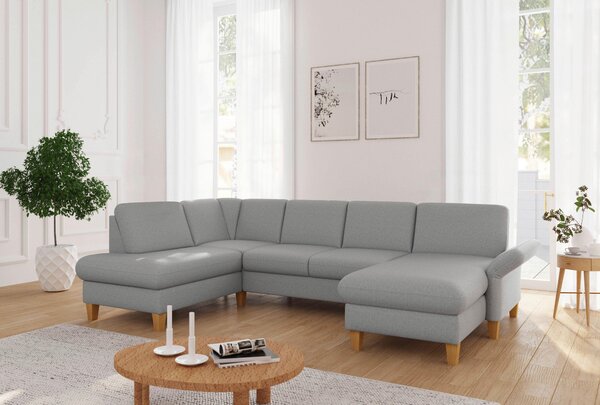 SEDACIA SÚPRAVA, textil, svetlosivá Sit & More - Sedačky, Online Only