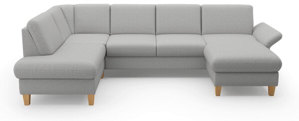 SEDACIA SÚPRAVA, textil, svetlosivá Sit & More - Sedačky, Online Only