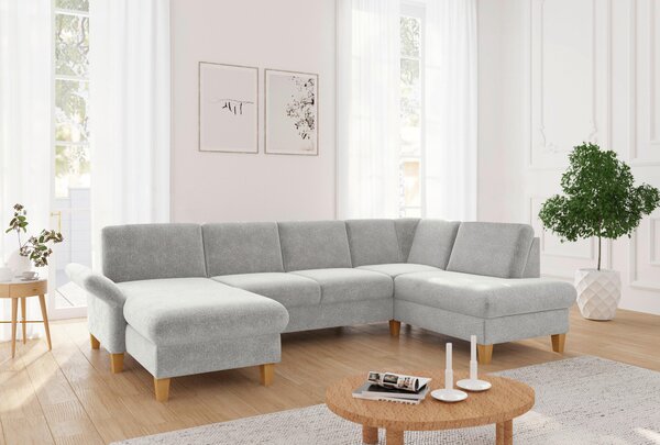 SEDACIA SÚPRAVA, textil, svetlosivá Sit & More - Sedačky, Online Only
