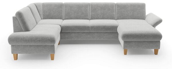 SEDACIA SÚPRAVA, textil, svetlosivá Sit & More - Sedačky, Online Only