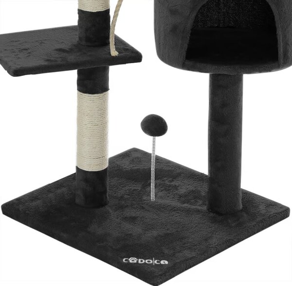 Škrabadlo pre mačky 112 cm - antracit
