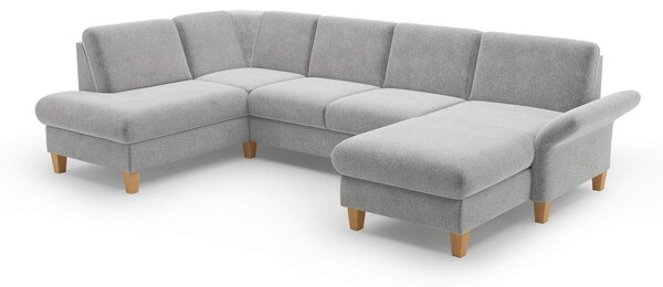 SEDACIA SÚPRAVA, textil, svetlosivá Sit & More - Sedačky, Online Only
