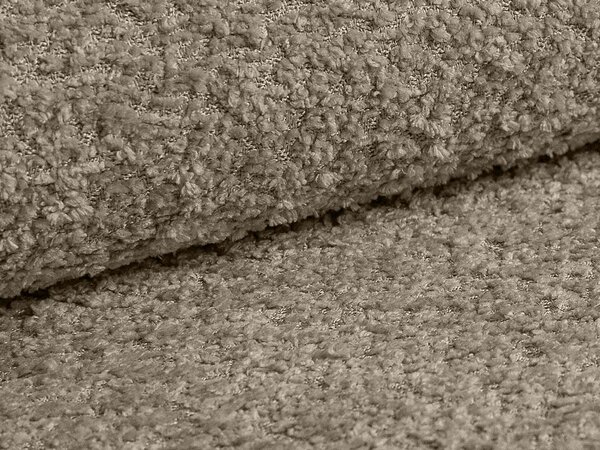 Čalúnená jednolôžková posteľ s úložným priestorom Bubbla 120x200 - svetlohnedá Coral