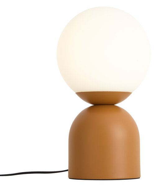 Hotel Chic Stolná lampa oranžová s opálovým sklom - Pallon Trend