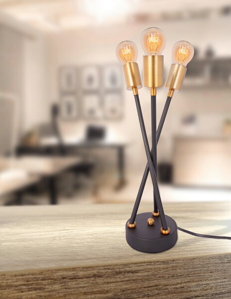 STOLNÁ LAMPA, E27, 20/20/45 cm MID.YOU - Online Only bytové doplnky, Online Only