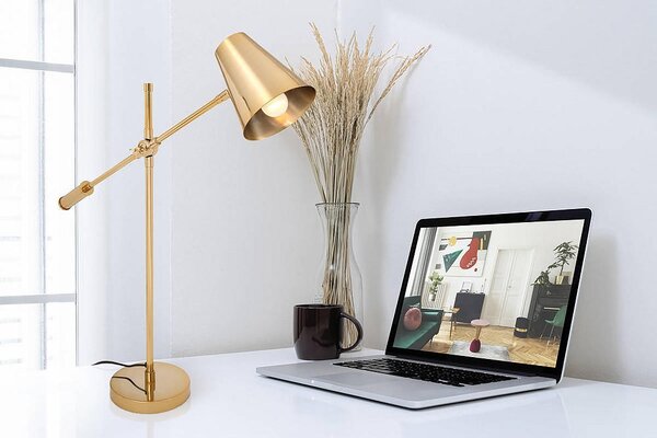 LAMPA NA PÍSACÍ STÔL, E27, 68/18/74 cm P & B - Online Only bytové doplnky, Online Only