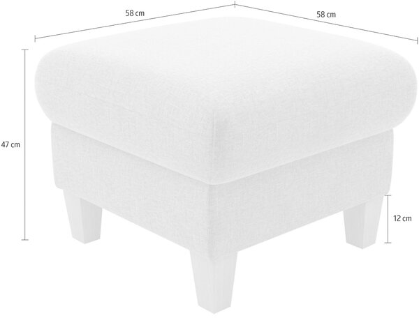 TABURETKA, textil, 58/47/58 cm Sit & More - Kreslá, Online Only