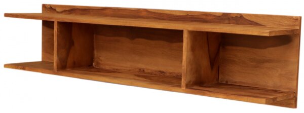 Polica na stenu Gani 120x30x22 z indického masívu palisander