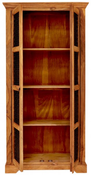 Vitrína Jali 100x200x45 z indického masívu palisander