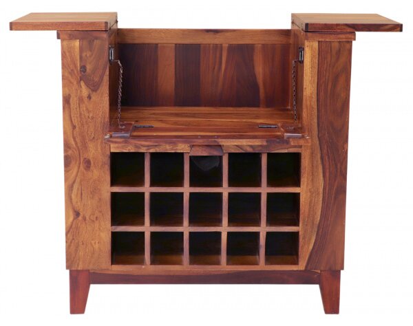 Barová skriňa Kali 90x90x45 indický masív palisander