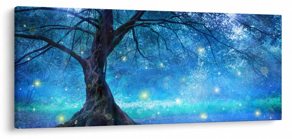 Obraz - Mystický les (120x50 cm)