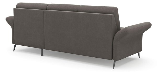 ROHOVÁ SEDAČKA, textil, grafitová Sit & More - Sedačky, Online Only