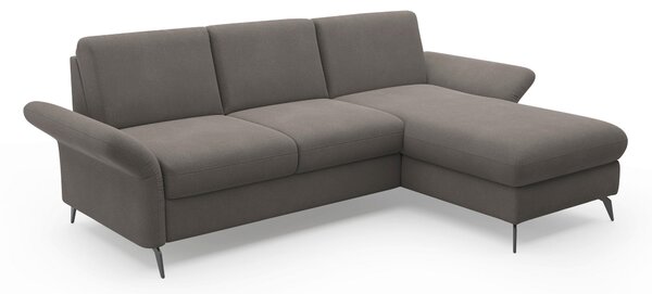 ROHOVÁ SEDAČKA, textil, grafitová Sit & More - Sedačky, Online Only