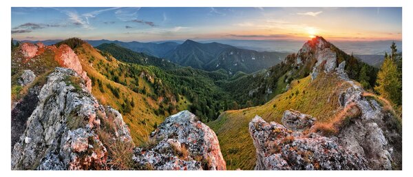 Obraz - Horská krajina (120x50 cm)