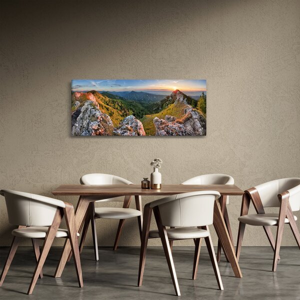 Obraz - Horská krajina (120x50 cm)
