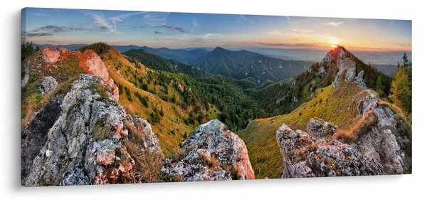 Obraz - Horská krajina (120x50 cm)
