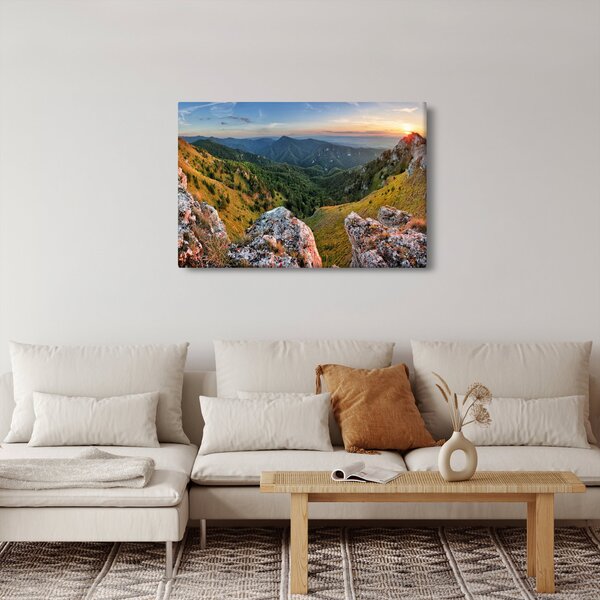 Obraz - Horská krajina (90x60 cm)