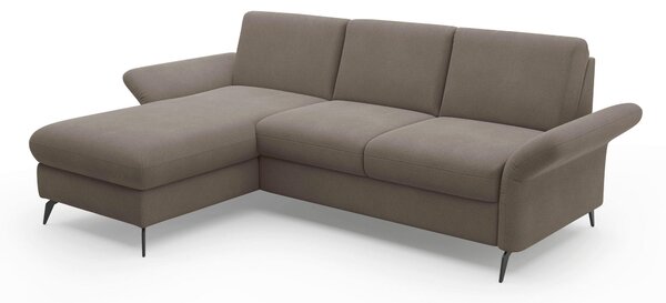 ROHOVÁ SEDAČKA, textil, bahenná hnedá Sit & More - Sedačky, Online Only