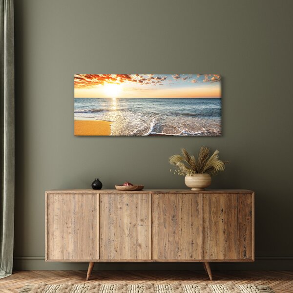 Obraz - Východ slnka (120x50 cm)