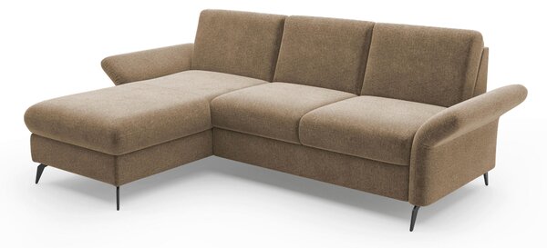 ROHOVÁ SEDAČKA, textil, svetlohnedá Sit & More - Sedačky, Online Only